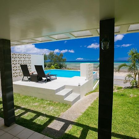 Keiki Beachhouse & Cafe Hotell Nakijin Eksteriør bilde