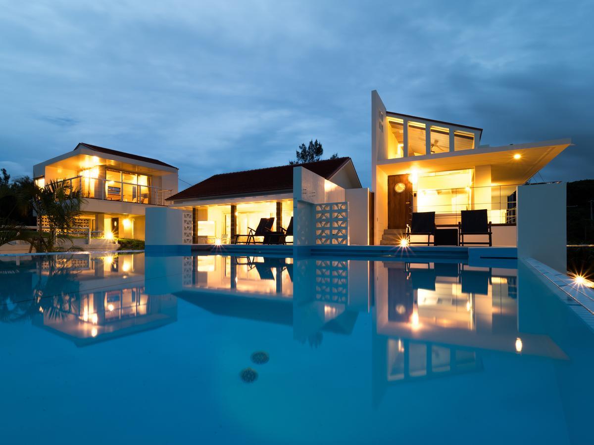 Keiki Beachhouse & Cafe Hotell Nakijin Eksteriør bilde